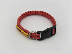 Coleira Gato Paracord Vermelho