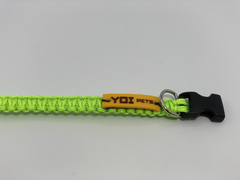 Coleira Gato Paracord Verde Neon - comprar online