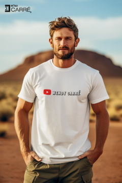 Playera Caballero Wendy Carré Youtube - comprar en línea