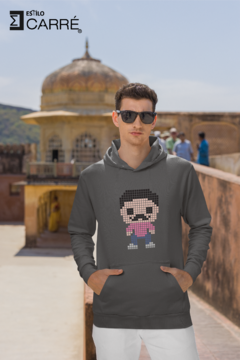 Hoodie El Tío Bigotes Gaming pixelado | Hoodie Gamer