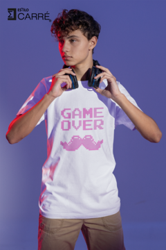Playera Game Over | Playera Tio Bigotes gaming - comprar en línea