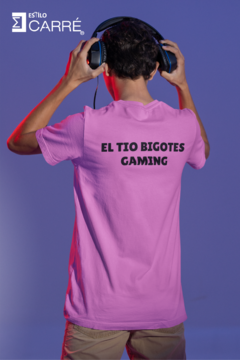 Image of Playera El Tío bigotes Gaming | Playera Gamer