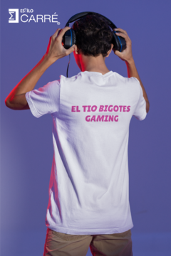 Playera El Tío bigotes Gaming | Playera Gamer - comprar en línea