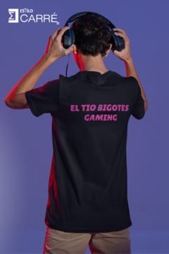 Playera El Tío bigotes Gaming | Playera Gamer - Estilo Carré