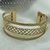 Bracelete banhado ouro