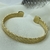 Bracelete banhado ouro