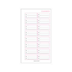 Agenda Slim 2025 - Grid - Paralello Paper 