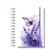 Agenda 2025 - Purple Butterfly