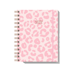 Agenda 2025 - Animal Print Rosa