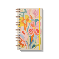 Agenda Slim 2025 - Pintura de Flores