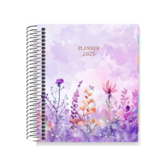 Big Planner 2025 - Purple Garden