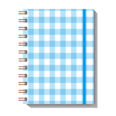 Caderno Vichy Azul