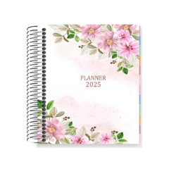 Big Planner 2025 - Pink Flowers