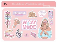 Cartela de Adesivos Girl