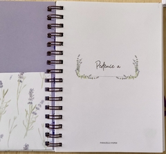 Caderno Provence Lavanda - Paralello Paper 