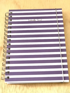 Caderno Provence listrado