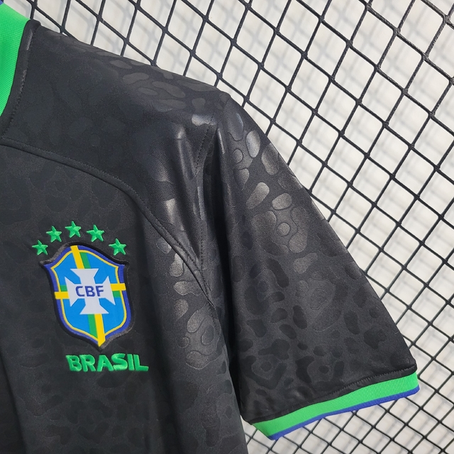 Camisa Brasil Concept Leopard Nike Torcedor Branca