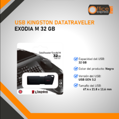 Memoria USB DataTraveler Exodia M 32 GB
