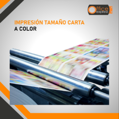 Impresión Color T/Carta