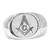 Anel Maçônico FANSSTEEL-FreeMasonry Mestre - comprar online