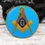 Imagem do Emblema Carro Maçônico Material De Alumínio Freemason bcm41