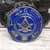 Emblema Azul Do Carro Mason Freemason Bcm 25 Tamanho 3