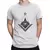 Camiseta Maçom Maçonaria Ouro Quadrado Bússola Alvenaria Design T-shirt - loja online