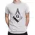 Imagem do Camiseta Maçom Maçonaria Freemason Ouro Quadrado Bússola