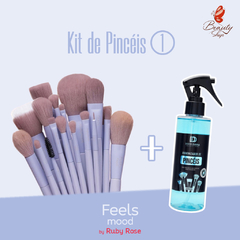 Kit 1 de Pincéis para maquiagem