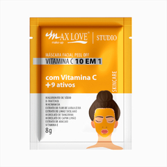 Máscara Facial Peel Off Vitamina C 10 Em 1-Max Love_frente