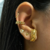 Brinco Ear Hook de Corrente no banho de Ouro 18k