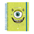 Caderno Smart Colegial 10 Matérias - DAC - Disney Monstros S.A 80 folhas