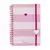 Planner Espiral Capa Dura Permanente S2 Rosa 80 Folhas BRW