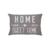 Capa de Almofada Retangular Home Sweet Home - Cinza