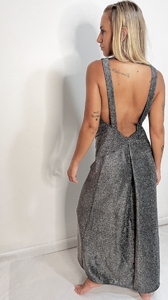 VESTIDO NOCHE CON FRUNCE-M4013 - IMPRESO en internet