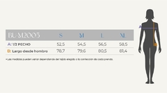 BUZO TORSIÓN EN CINTURA-M2005 - IMPRESO - Boe