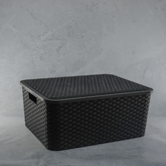 Cesto Simil Mimbre Grande - tienda online