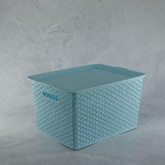 Cesto Simil Rattan con Tapa en internet
