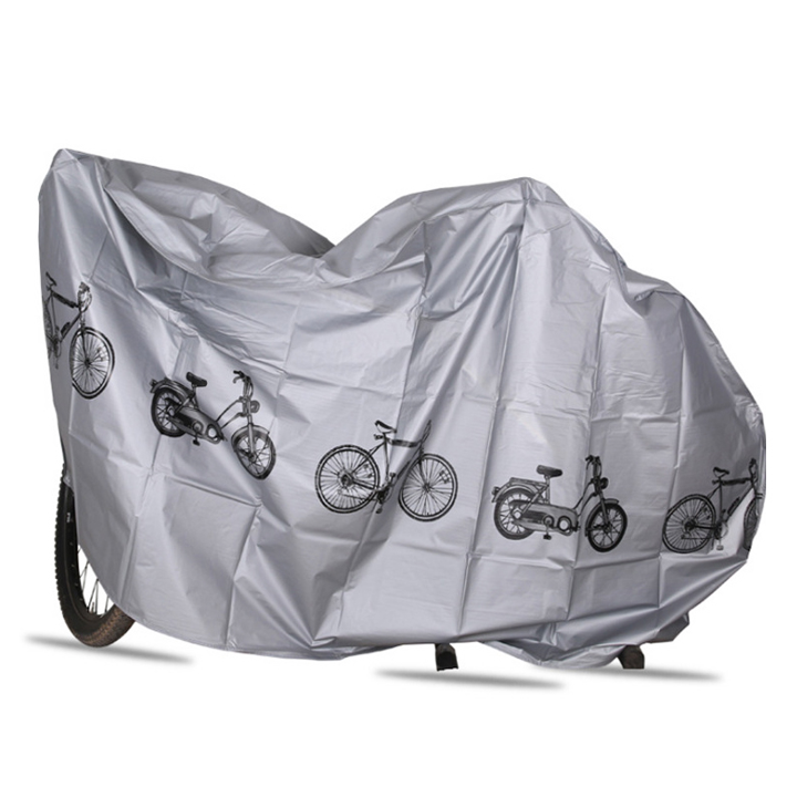 Qprimery Funda bicicleta exterior impermeable material PEVA 200 x 100 cms  proteccion lluvia sol polvo funda para bicicleta exterior impermeable funda