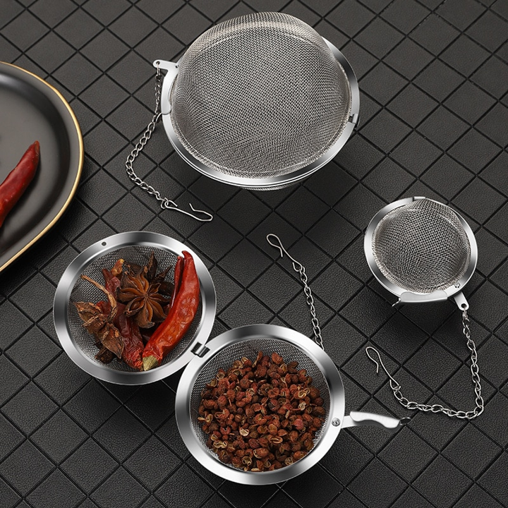 Filtros de té, 2 piezas de malla de bola de té colador de té de acero  inoxidable filtro de té de malla red diseño de última generación