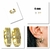 Kit 5 Brincos Feminino Argola, Ponto de Luz e Piercing Fake - comprar online