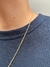 Corrente Masculina Cadeado Com Pingente Face de Cristo Banhada a Ouro 18k na internet