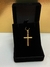 Pingentes Banhados a Ouro 18k Crucifixo Placa Palito Unissex - comprar online