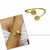 Pulseira Feminina Bracelete Ajustável Luxuoso Banhado a Ouro 18k - loja online