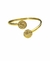 Pulseira Feminina Bracelete Ajustável Luxuoso Banhado a Ouro 18k