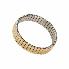 SILVER & GOLD CHUNKY BRACELET