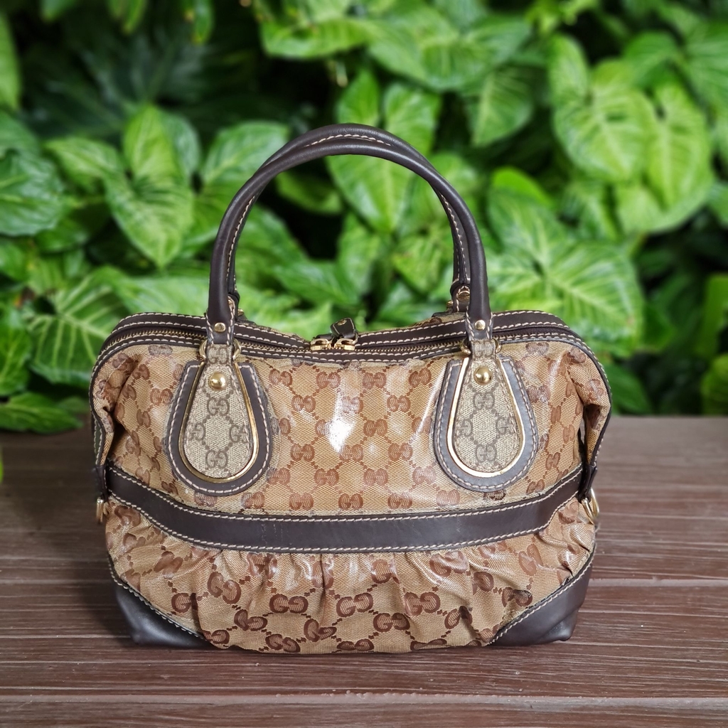 Gucci Brown GG Crystal - Comprar em Lestore Brasil