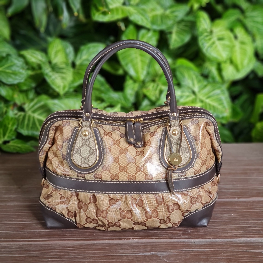 Gucci Brown GG Crystal - Comprar em Lestore Brasil