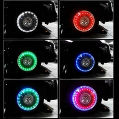 Luces Led Impermeables Para Auto Moto Carga Solar Luz Rgb - tienda online