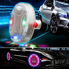 Luces Led Impermeables Para Auto Moto Carga Solar Luz Rgb